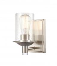  417-1W-SN-SDY-LED - Manhattan - 1 Light - 5 inch - Satin Nickel - Bath Vanity Light