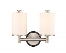  418-2W-BSN-G4181 - Marlowe - 2 Light - 14 inch - Black Satin Nickel - Bath Vanity Light