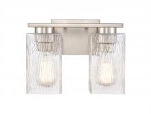  419-2W-SN-CL - Juneau - 2 Light - 11 inch - Satin Nickel - Bath Vanity Light