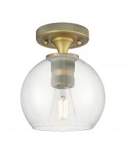 Innovations Lighting 434-1F-BB-G122-6 - Crown Point - 1 Light - 6 inch - Brushed Brass - Flush Mount