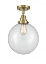 Innovations Lighting 447-1C-AB-G202-10 - Beacon - 1 Light - 10 inch - Antique Brass - Flush Mount