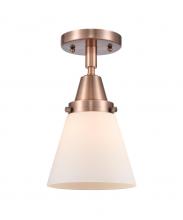Innovations Lighting 447-1C-AC-G61 - Cone - 1 Light - 6 inch - Antique Copper - Flush Mount