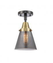 Innovations Lighting 447-1C-BAB-G63 - Cone - 1 Light - 6 inch - Black Antique Brass - Flush Mount