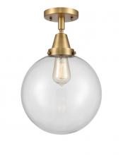 Innovations Lighting 447-1C-BB-G202-10 - Beacon - 1 Light - 10 inch - Brushed Brass - Flush Mount