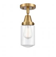 Innovations Lighting 447-1C-BB-G312 - Dover - 1 Light - 5 inch - Brushed Brass - Flush Mount