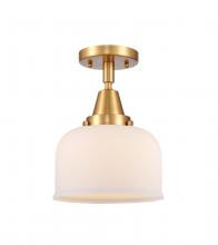  447-1C-SG-G71 - Bell - 1 Light - 8 inch - Satin Gold - Flush Mount