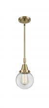 Innovations Lighting 447-1S-AB-G202-6 - Beacon - 1 Light - 6 inch - Antique Brass - Mini Pendant