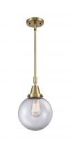Innovations Lighting 447-1S-AB-G202-8 - Beacon - 1 Light - 8 inch - Antique Brass - Mini Pendant