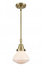  447-1S-AB-G321-LED - Olean - 1 Light - 7 inch - Antique Brass - Mini Pendant