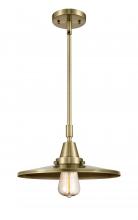  447-1S-AB-MFR-AB-12-LED - Appalachian - 1 Light - 12 inch - Antique Brass - Mini Pendant