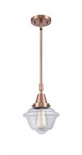Innovations Lighting 447-1S-AC-G532 - Oxford - 1 Light - 8 inch - Antique Copper - Mini Pendant
