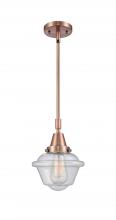 Innovations Lighting 447-1S-AC-G534 - Oxford - 1 Light - 8 inch - Antique Copper - Mini Pendant