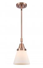 Innovations Lighting 447-1S-AC-G61 - Cone - 1 Light - 6 inch - Antique Copper - Mini Pendant