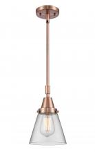 Innovations Lighting 447-1S-AC-G62 - Cone - 1 Light - 6 inch - Antique Copper - Mini Pendant