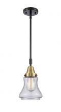 Innovations Lighting 447-1S-BAB-G194 - Bellmont - 1 Light - 7 inch - Black Antique Brass - Mini Pendant