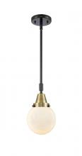 Innovations Lighting 447-1S-BAB-G201-6 - Beacon - 1 Light - 6 inch - Black Antique Brass - Mini Pendant
