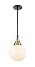 Innovations Lighting 447-1S-BAB-G201-8 - Beacon - 1 Light - 8 inch - Black Antique Brass - Mini Pendant