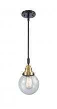 Innovations Lighting 447-1S-BAB-G204-6 - Beacon - 1 Light - 6 inch - Black Antique Brass - Mini Pendant