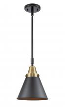 Innovations Lighting 447-1S-BAB-M13-BK - Appalachian - 1 Light - 8 inch - Black Antique Brass - Mini Pendant