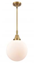 Innovations Lighting 447-1S-BB-G201-10 - Beacon - 1 Light - 10 inch - Brushed Brass - Mini Pendant