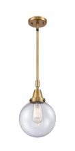 Innovations Lighting 447-1S-BB-G204-8 - Beacon - 1 Light - 8 inch - Brushed Brass - Mini Pendant