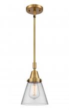 Innovations Lighting 447-1S-BB-G62 - Cone - 1 Light - 6 inch - Brushed Brass - Mini Pendant