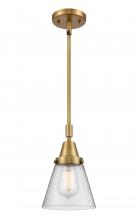 Innovations Lighting 447-1S-BB-G64 - Cone - 1 Light - 6 inch - Brushed Brass - Mini Pendant