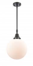 Innovations Lighting 447-1S-BK-G201-10 - Beacon - 1 Light - 10 inch - Matte Black - Mini Pendant