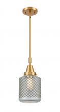 Innovations Lighting 447-1S-SG-G262 - Stanton - 1 Light - 6 inch - Satin Gold - Mini Pendant