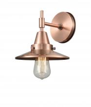 Innovations Lighting 447-1W-AC-M3-AC - Railroad - 1 Light - 8 inch - Antique Copper - Sconce