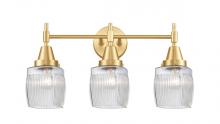 Innovations Lighting 447-3W-SG-G302 - Colton - 3 Light - 24 inch - Satin Gold - Bath Vanity Light