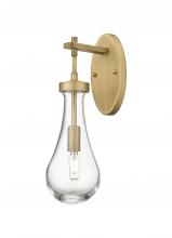  451-1W-BB-G451-5CL - Owego - 1 Light - 5 inch - Brushed Brass - Sconce