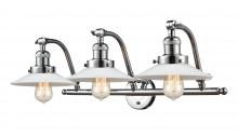  515-3W-PC-G1 - Halophane - 3 Light - 28 inch - Polished Chrome - Bath Vanity Light