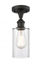 Innovations Lighting 516-1C-OB-G802 - Clymer - 1 Light - 4 inch - Oil Rubbed Bronze - Semi-Flush Mount