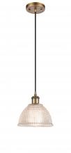  516-1P-BB-G422-LED - Arietta - 1 Light - 8 inch - Brushed Brass - Cord hung - Mini Pendant