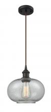  516-1P-OB-G247-LED - Gorham - 1 Light - 10 inch - Oil Rubbed Bronze - Cord hung - Mini Pendant