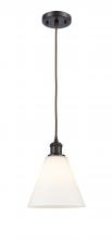  516-1P-OB-GBC-81-LED - Berkshire - 1 Light - 8 inch - Oil Rubbed Bronze - Cord hung - Mini Pendant