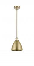 Innovations Lighting 516-1S-AB-MBD-75-AB - Bristol - 1 Light - 8 inch - Antique Brass - Pendant