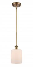 Innovations Lighting 516-1S-BB-G111 - Cobbleskill - 1 Light - 5 inch - Brushed Brass - Mini Pendant