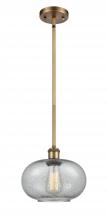  516-1S-BB-G247-LED - Gorham - 1 Light - 10 inch - Brushed Brass - Mini Pendant