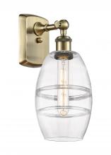 Innovations Lighting 516-1W-AB-G557-6CL - Vaz - 1 Light - 6 inch - Antique Brass - Sconce