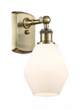  516-1W-AB-G651-6 - Cindyrella - 1 Light - 6 inch - Antique Brass - Sconce