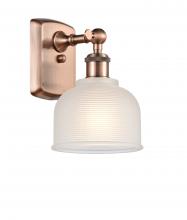  516-1W-AC-G411 - Dayton - 1 Light - 6 inch - Antique Copper - Sconce