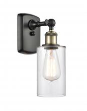 Innovations Lighting 516-1W-BAB-G802 - Clymer - 1 Light - 4 inch - Black Antique Brass - Sconce
