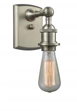 Innovations Lighting 516-1W-SN - Bare Bulb - 1 Light - 5 inch - Brushed Satin Nickel - Sconce