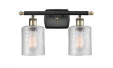 Innovations Lighting 516-2W-BAB-G112 - Cobbleskill - 2 Light - 15 inch - Black Antique Brass - Bath Vanity Light