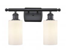 Innovations Lighting 516-2W-BK-G801 - Clymer - 2 Light - 14 inch - Matte Black - Bath Vanity Light