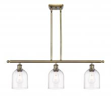  516-3I-AB-G558-6CL - Bella - 3 Light - 36 inch - Antique Brass - Cord hung - Island Light