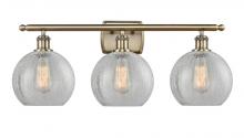 Innovations Lighting 516-3W-AB-G125-8 - Athens - 3 Light - 28 inch - Antique Brass - Bath Vanity Light