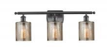  516-3W-BK-G116-LED - Cobbleskill - 3 Light - 25 inch - Matte Black - Bath Vanity Light
